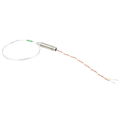 RS PRO Type K Thermocouple 500mm Length, 0.5mm Diameter → +1100°C