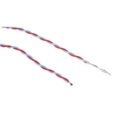 RS PRO Type T Thermocouple 1m Length, 1/0.3mm Diameter → +250°C