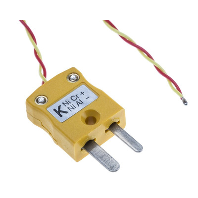 RS PRO Type K Thermocouple 5m Length, 7/0.2mm Diameter → +250°C