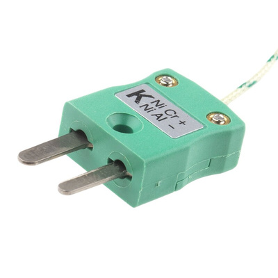 RS PRO Type K Thermocouple 2m Length, 1/0.508mm Diameter → +350°C