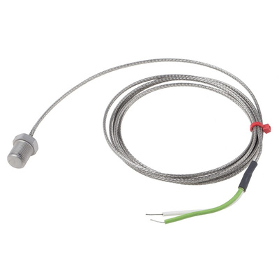 RS PRO Type K Thermocouple 13mm Length, M12 Bolt Diameter → +250°C