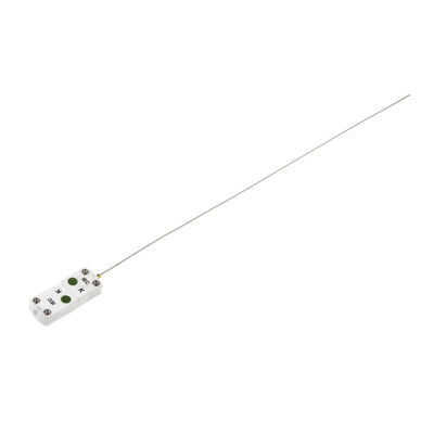 RS PRO Type K Thermocouple 300mm Length, 1mm Diameter → +750°C