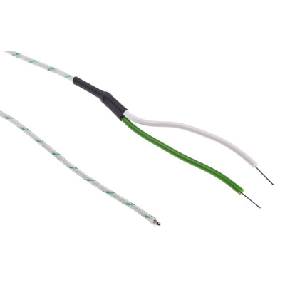 RS PRO Type K Thermocouple 2m Length, 1/0.508mm Diameter → +350°C