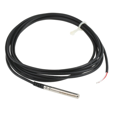 Carel Type NTC Temperature Probe 50mm Length, 6mm Diameter → +105°C