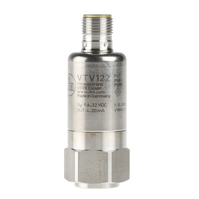 ifm electronic Vibration Sensor, 25mm/s Max, 20 mA Max, 32V Max, -30°C → +125°C