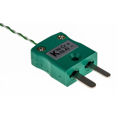 RS PRO Type K Thermocouple 2m Length, 6.35mm Diameter → +200°C