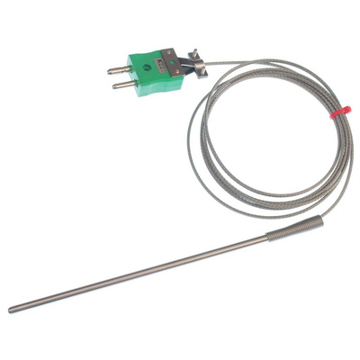 RS PRO Type K Thermocouple 150mm Length, 4.5mm Diameter → +350°C