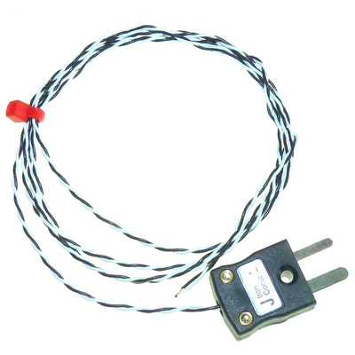 RS PRO Type J Thermocouple 2m Length, 0.3mm Diameter → +250°C