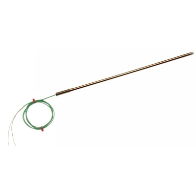 RS PRO Type K Thermocouple 250mm Length, 2mm Diameter → +1100°C