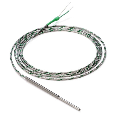 OmronSmooth Tube Type J Temperature Sensor 100mm Length, 6mm Diameter, 0°C → 400°C