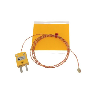 RS PRO Type K Thermocouple 1m Length, 6.35mm Diameter, 0°C → +200°C