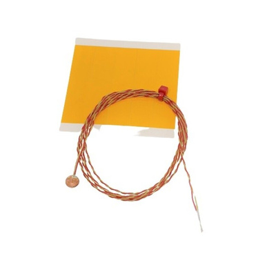 RS PRO Type K Thermocouple 5m Length, 6.35mm Diameter, 0°C → +200°C