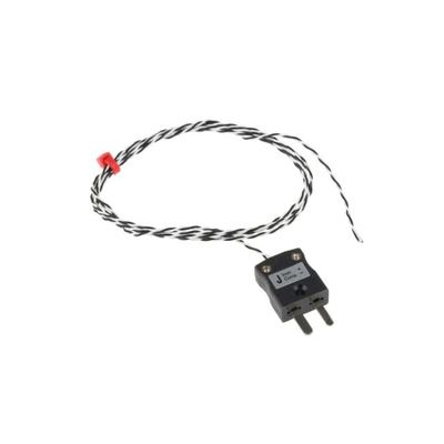 RS PRO Type J Thermocouple 1m Length, 1/0.2mm Diameter, -75°C → +250°C