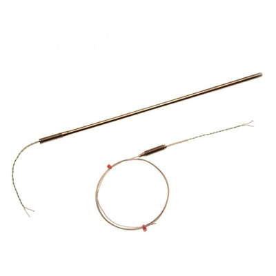 RS PRO Type K Thermocouple 1000mm Length, 1.5mm Diameter, -40°C → +1100°C