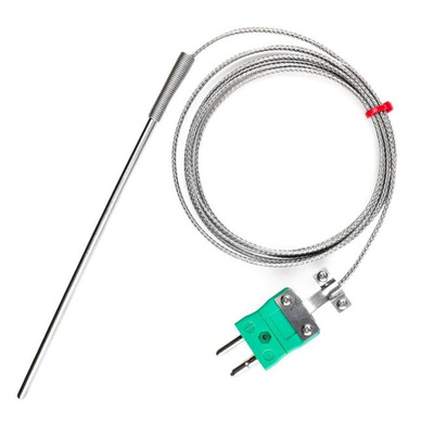 RS PRO Type K Thermocouple 150mm Length, 4.5mm Diameter, -60°C → +350°C