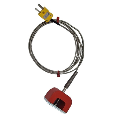 RS PRO Type K Thermocouple 40mm Length, 25mm Diameter, -50°C → +250°C