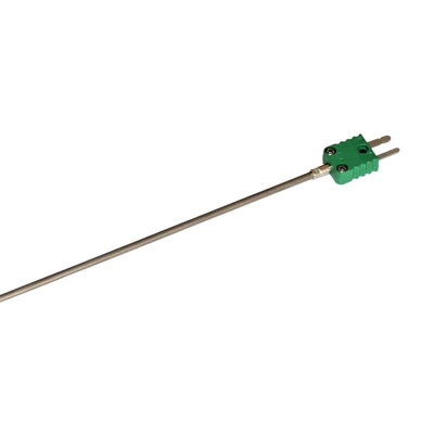 Electrotherm282 Type J Thermocouple 200mm Length, 3mm Diameter, 0°C → +700°C