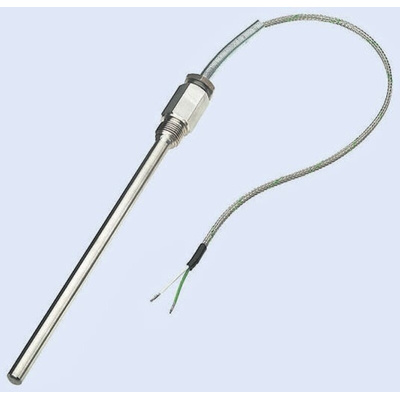 Electrotherm Type J Thermocouple 100mm Length, 12mm Diameter → +800°C