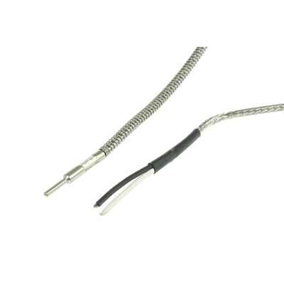 Correge Type J Thermocouple 35mm Length, 2.5mm Diameter → +600°C