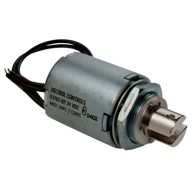 Deltrol Linear Solenoid, 24 V dc, 31.1N, 2.2N, 39.18 x 50.7 x 41.28 mm
