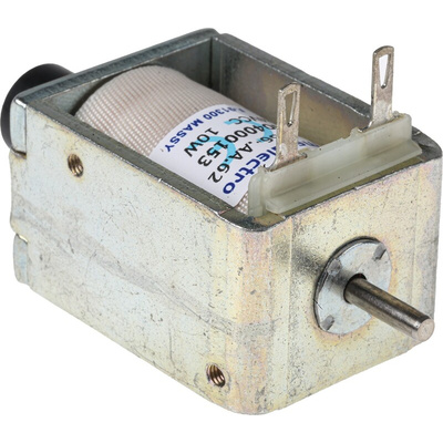 Mecalectro Linear Solenoid, 24 V dc, 2 → 12N, 42 x 30 x 24 mm