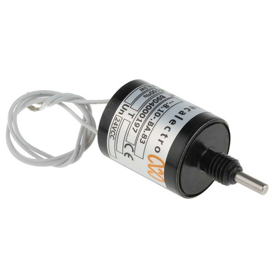 Mecalectro Linear Solenoid, 24 V dc, 18 → 80N