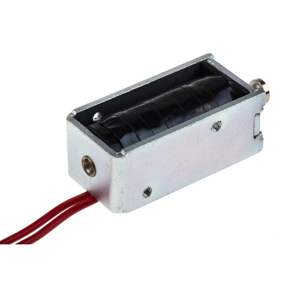 RS PRO Linear Solenoid, 12 V dc, 40 x 14 x 19 mm
