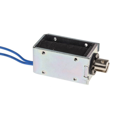 RS PRO Linear Solenoid, 12 V dc, 53.5 x 27 x 30 mm