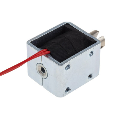 RS PRO Linear Solenoid, 12 V dc, 35.5 x 25.4 x 31.8 mm