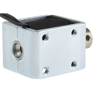 RS PRO Linear Solenoid, 24 V dc, 35.5 x 25.4 x 31.8 mm