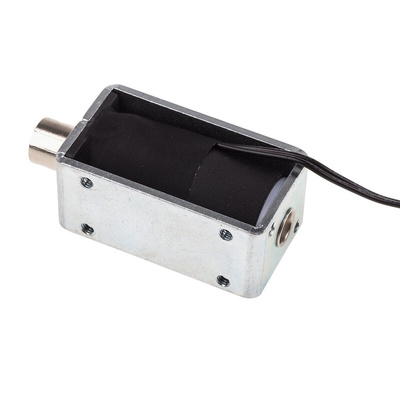 RS PRO Linear Solenoid, 24 V dc, 58 x 25.4 x 31.8 mm