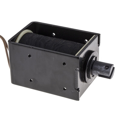 RS PRO Linear Solenoid, 24 V dc, 84 x 52 x 58 mm