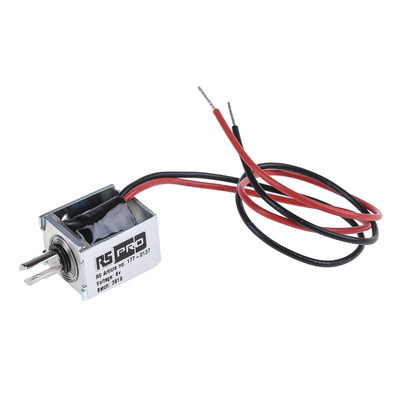 RS PRO Linear Solenoid, 6 V dc, 16 x 13 x 20 mm