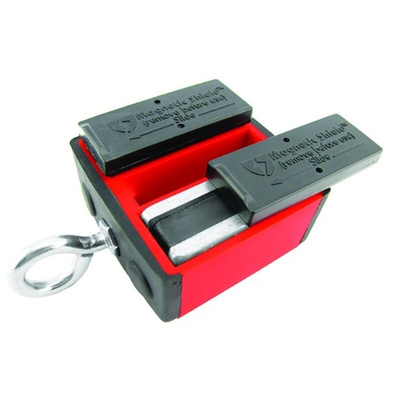 Holding Magnet, 45kg for fl at steel surfaces, Hand tools and other ferrous items on contact, nails