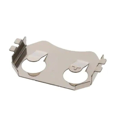 RS PRO CR2032 Battery Clip, Leaf Spring Contact