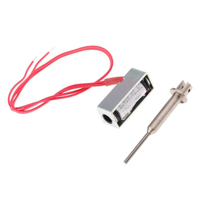 Mecalectro Linear Solenoid, 12 V dc, 0.4N, 30 x 12.7 x 10 mm