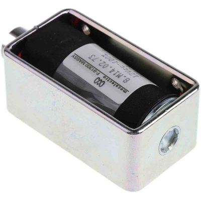Mecalectro Linear Solenoid, 12 V dc, 2 → 8N, 57.7 x 32 x 25.4