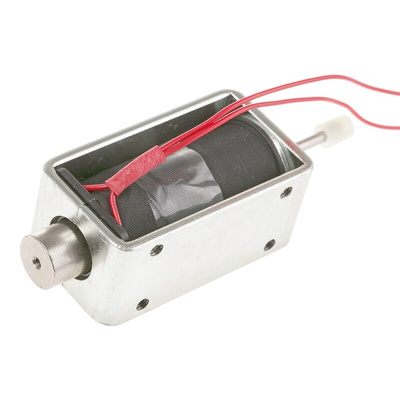 Mecalectro Linear Solenoid, 12 V dc, 2 → 8N, 57.7 x 32 x 25.4