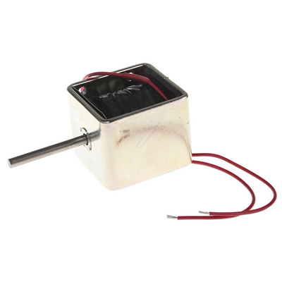 Mecalectro Linear Solenoid, 12 V dc, 1 → 15N, 50.8 x 49 x 41.3