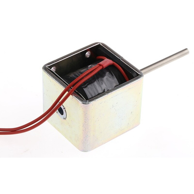 Mecalectro Linear Solenoid, 24 V dc, 1 → 15N, 50.8 x 49 x 41.3