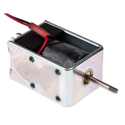 Mecalectro Linear Solenoid, 24 V dc, 5N, 45 x 31.8 x 23.4