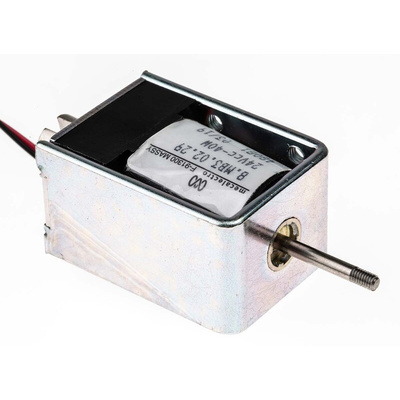 Mecalectro Linear Solenoid, 24 V dc, 5N, 45 x 31.8 x 23.4