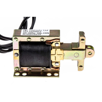 Mechetronics Linear Solenoid, 240 V ac, 41.2 x 33.8 x 36.7 mm