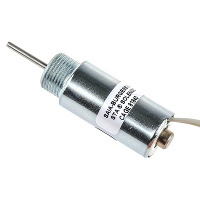 Saia-Burgess Linear Solenoid, 24 V dc, 12N
