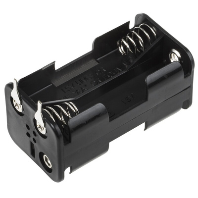 RS PRO AA Battery Holder, Coil Spring Contact