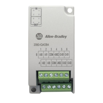Allen Bradley Guardmaster PLC I/O Module for use with Micro820, Micro830, Micro850 62 x 31.5 x 25.3 mm 4