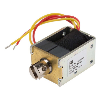 Solentec Limited Linear Solenoid, 24 V dc, 37 x 20 x 26 mm