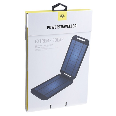Powertraveller Extreme Solar Solar Charger, Output:5V for use with Smartphone, GOPRO, GPS, Sat Phone, Smart Watch, Ipod