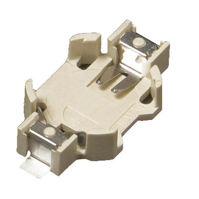 Takachi Electric Industrial Battery Holder, Button Contact