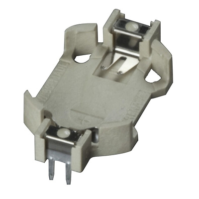 Takachi Electric Industrial Battery Holder, Button Contact